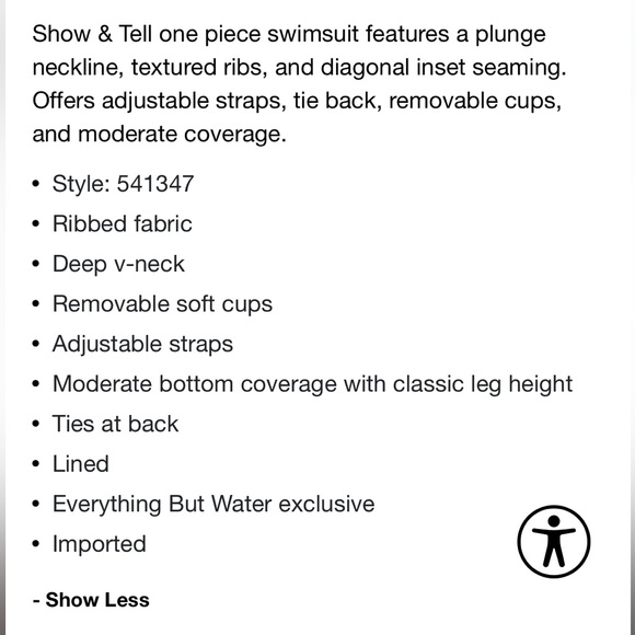 Becca Virtue Swimsuit, NWT! - Picture 5 of 5